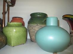 Art Pottery Decorative Vases, Etc.