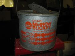 Stumpy Metal Minnow Bucket 