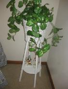 Wicker Plant Stand 