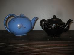 Hall's Blue & Gold Teapot