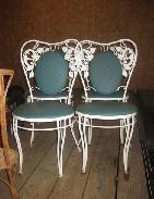Fancy Wrought Iron Patio Table & Chairs