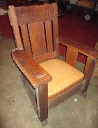 Arts & Crafts Mission Oak Armed Rocking Chair