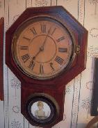  Seth Thomas Oak Regulator Wall Clock