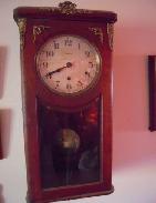 Vedette Walnut Wall Case Clock 