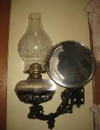 Bracket Lamp w/ Mercury Glass Shade