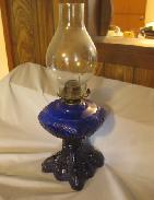 Colbalt Blue Oil Lamp
