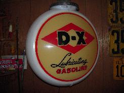 D-X Visible Gas Pump Globe