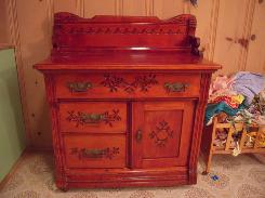 Cherry Victorian Dresser & Commode