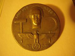 1934 Nazi Tag der Arbeit Brass Pin