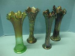 Carnival Glass Vases