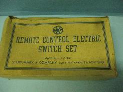 Marx Remote Control Electric Switches