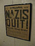  1945 German Edition Nazis Quit! Paper
