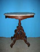  Victorian Walnut Marble Top Parlour Tables