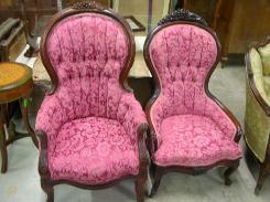 Victorian Gentlemen & Ladies Chairs