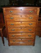 Country Victorian Cherry Tall Chest