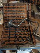 Antique Wood Boring Auger Set