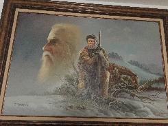 Mountain Man Framed Artwork