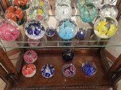 Art Glass Paper Weight Collection