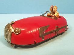 Lindstrom Key Wind Red 1930's Race Car 