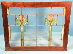 Prairie Style Leaded Art Glass Windows 
