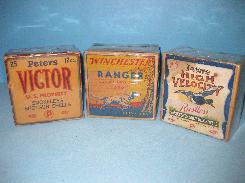  Winchester & Peters Paper Shell Boxes