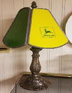 John Deere Leaded Glass Table Lamps 