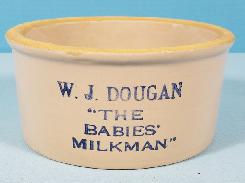  The Babies' Milkman 2 LB. Butter Crock