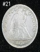  1847 Liberty Seated Dollar