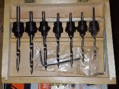 Tapered Drill, Countersink/ Bore & Stop Collar Set 