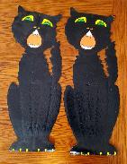 Vintage Halloween Black Cats