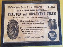 Sear's & Roebuck Tires Advertisement