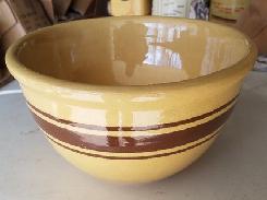 Weller Creamware Brown Banded Bowl 