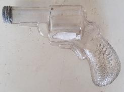 Glass Pistol Candy Container