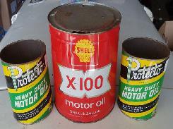 Motor Oil Container Collection 