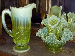 Vaseline Glassware Collection
