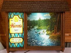    Hamm's Scene-o-Rama Beer Sign 