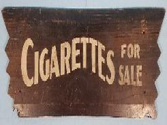 Cigarettes for Sale Wooden Sign 