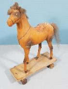 Early Painted Horse Pull Toy