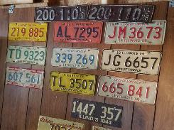   Illinois License Plate Collection 