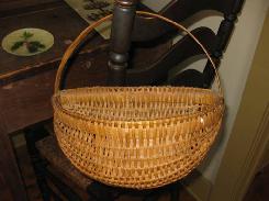 Woven Oak Buttocks Half Basket 