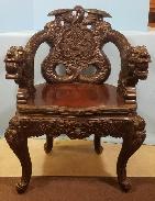 Chineses Carved Dragon Set of Chairs 