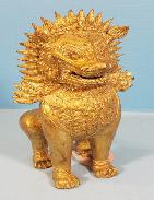 Fu Dog Brass Sculpture 
