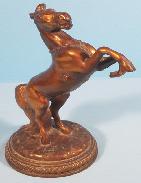 Bronze Plated Rearing Horse 