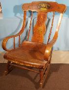 Painted Boston High Back Rocking Chair 