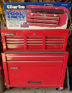 Clarke New 2 Pc. Roller Tool Chest