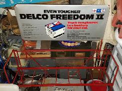 Delco Freedom II Advertisement Battery Rack 