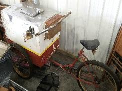 Vintage Ice Cream Bicycle Cart