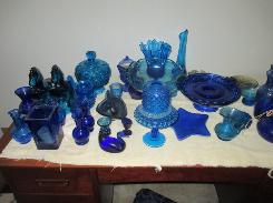 Cobalt & Blue Glass Collection