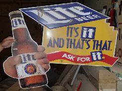 Lite Beer Metal Painted Sign