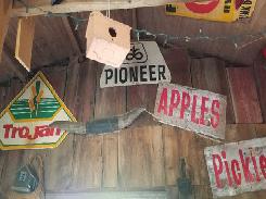 Apples & Pickles Wooden Painted Signs